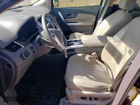 2013 Ford Edge Limited with VIN 2FMDK3KC1DBE37574, listed as a Copart auction lot 62334995 with 135,553 mi miles and Salvage title. Bid and sale history available at DreamBid. Image 7.