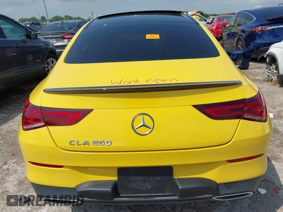 2023 Mercedes-Benz CLA 250 z VIN W1K5J4GB7PN353517, wystawiony jako IAAI lot #42117205 z przebiegiem Nie podano mil oraz . Historia ofert i sprzedaży dostępna na DreamBid. Obrazek 15.
