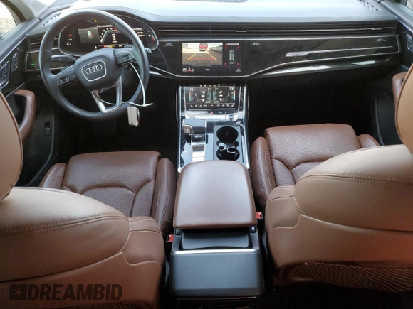 2022 Audi Q7 Prestige with VIN WA1VXBF73ND014986, listed as a Copart auction lot 45698425 with 22,181 mi miles and Salvage title. Bid and sale history available at DreamBid. Image 8.