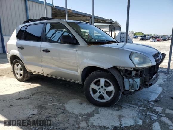 2006 Hyundai Tucson GL with VIN KM8JM12B46U461583, listed as a Copart auction lot 51854405 with 146,951 mi miles and Salvage Title. Bid and sale history available at carsss.com. Image 4.