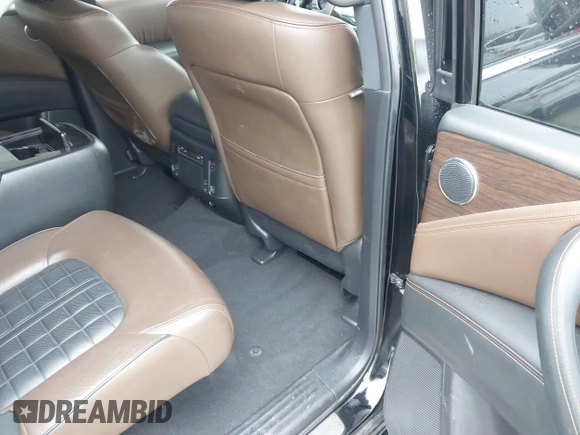 2019 Nissan Armada Platinum with VIN JN8AY2NEXK9756080, listed as a IAAI auction lot 41565485 with 58,521 mi miles. Bid and sale history available at carsss.com. Image 8.