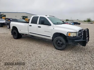 2005 Dodge Ram 3500 SLT with VIN 3D7MS48C55G827132, listed as a Copart auction lot 51147695 with 362,794 mi miles and Clean Title. Bid and sale history available at carsss.com. Image 4.