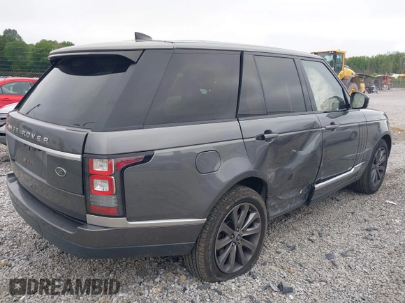 2017 Land Rover Range Rover z VIN SALGR2FV1HA347483, wystawiony jako IAAI lot #42501738 z przebiegiem 90 382 mil mil oraz . Historia ofert i sprzedaży dostępna na DreamBid. Obrazek 4.
