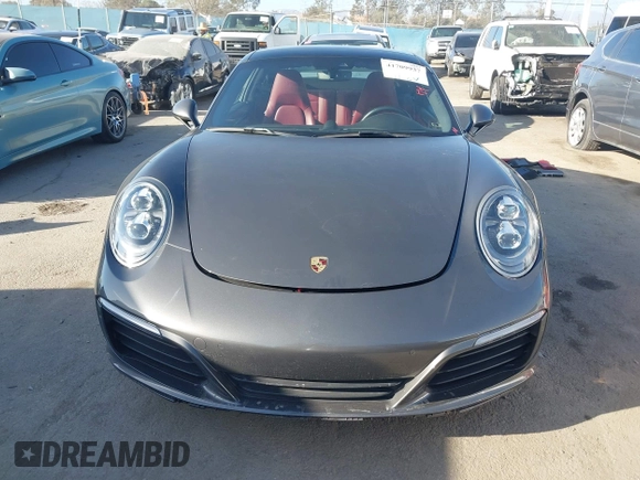 2019 Porsche 911 Carrera S with VIN WP0AB2A90KS114837, listed as a IAAI auction lot 41709937 with 50,248 mi miles. Bid and sale history available at carsss.com. Image 6.