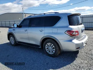 2018 Nissan Armada SV with VIN JN8AY2ND1J9058639, listed as a Copart auction lot 47799125 with 103,150 mi miles and Salvage Title. Bid and sale history available at carsss.com. Image 2.