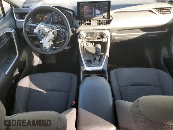 2019 Toyota RAV4 LE with VIN JTMF1RFV7KJ002386, listed as a Copart auction lot 44588305 with 100,972 mi miles and Salvage Title. Bid and sale history available at DreamBid. Image 8.