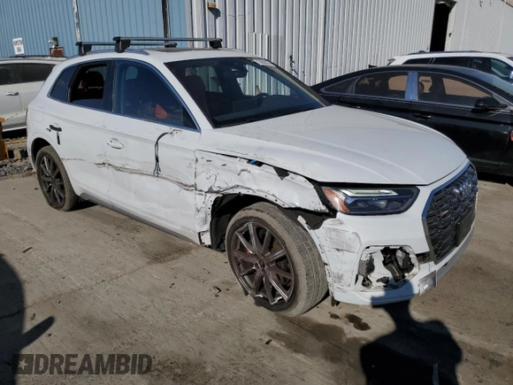 2021 Audi SQ5 Premium Plus with VIN WA1B4AFY4M2076325, listed as a Copart auction lot 78806254 with 31,053 mi miles and Salvage Title. Bid and sale history available at DreamBid. Image 4.