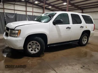 2014 Chevrolet Tahoe Commercial with VIN 1GNSK2E00ER192151, listed as a Copart auction lot 42559605 with 112,781 mi miles and Clean title. Bid and sale history available at DreamBid. Image 1.