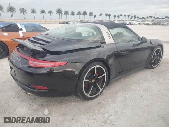 2014 Porsche 911 4S with VIN WP0BB2A96ES133255, listed as a Copart auction lot 76291214 with Not Provided miles and Non Repairable. Bid and sale history available at DreamBid. Image 3.