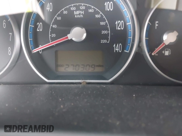2007 Hyundai Santa Fe SE with VIN 5NMSH13E57H063796, listed as a IAAI auction lot 42356059 with 270,309 mi miles and . Bid and sale history available at DreamBid. Image 7.