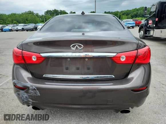 2017 Infiniti Q50 Signature Edition z VIN JN1EV7AP5HM741196, wystawiony jako Copart lot #59288455 z przebiegiem 107 827 mil mil oraz Szkoda całkowita • Salvage title. Historia ofert i sprzedaży dostępna na DreamBid. Obrazek 6.