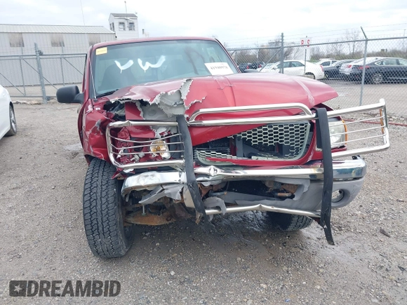 2002 Ford Ranger XL Fleet with VIN 1FTZR45E12TA27492, listed as a IAAI auction lot 41940978 with 161,408 mi miles. Bid and sale history available at carsss.com. Image 6.