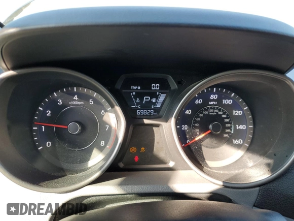 2014 Hyundai Elantra SE with VIN 5NPDH4AE6EH483984, listed as a Copart auction lot 48506655 with 69,829 mi miles and Salvage title. Bid and sale history available at DreamBid. Image 9.