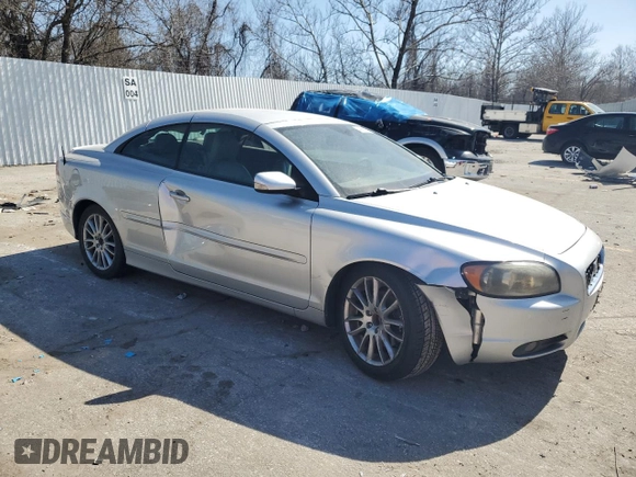 2006 Volvo C70 with VIN YV1MC68216J000944, listed as a Copart auction lot 48688765 with 146,247 mi miles and Salvage Title. Bid and sale history available at carsss.com. Image 4.