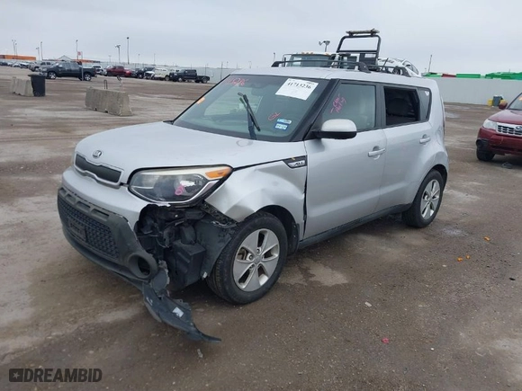 2015 Kia Soul with VIN KNDJN2A21F7777241, listed as a IAAI auction lot 41713236 with 168,115 mi miles. Bid and sale history available at carsss.com. Image 2.