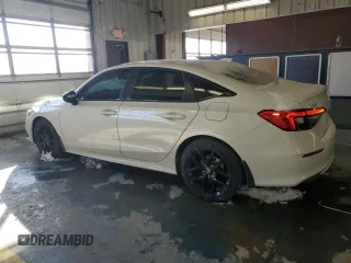 2024 Honda Civic Sedan Sport with VIN 2HGFE2F50RH589202, listed as a Copart auction lot 45712095 with 7,316 mi miles and Salvage Title. Bid and sale history available at carsss.com. Image 2.