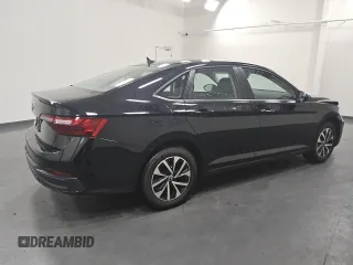 2024 Volkswagen Jetta S with VIN 3VW5M7BU6RM075005, listed as a Copart auction lot 65337885 with 19,499 mi miles and Clean title. Bid and sale history available at DreamBid. Image 3.