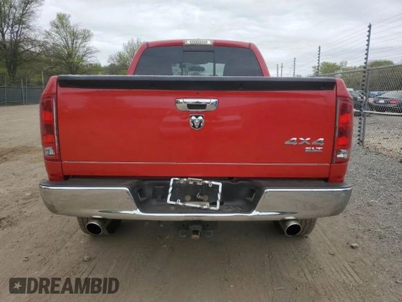 2006 Dodge 1500 SLT with VIN 1D7HU18236S587560, listed as a Copart auction lot 53844055 with 136,377 mi miles and Clean Title. Bid and sale history available at carsss.com. Image 6.