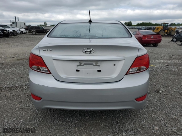 2016 Hyundai Accent SE with VIN KMHCT4AE1GU959959, listed as a Copart auction lot 54539374 with 116,984 mi miles and Salvage Title. Bid and sale history available at carsss.com. Image 6.