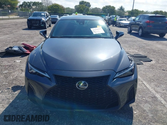 2021 Lexus IS with VIN JTHGZ1B27M5045601, listed as a IAAI auction lot 41930557 with 26,728 mi miles. Bid and sale history available at carsss.com. Image 12.