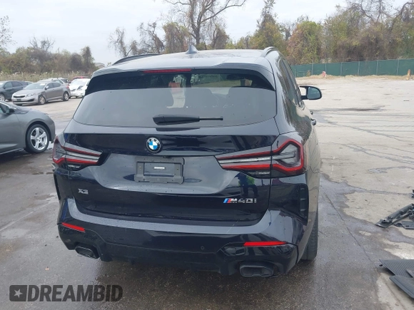 2023 BMW X3 M40i with VIN 5UX83DP07P9P81076, listed as a IAAI auction lot 40842928 with 22,459 mi miles and . Bid and sale history available at DreamBid. Image 17.