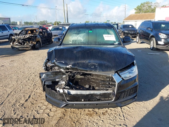 2018 Audi Q3 Premium with VIN WA1BCCFS2JR022258, listed as a IAAI auction lot 41845179 with 80,297 mi miles. Bid and sale history available at carsss.com. Image 12.