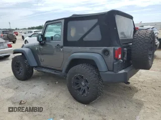 2018 Jeep Wrangler Sport S with VIN 1C4AJWAG7JL916447, listed as a Copart auction lot 55484475 with 55,136 mi miles and Salvage title. Bid and sale history available at DreamBid. Image 2.