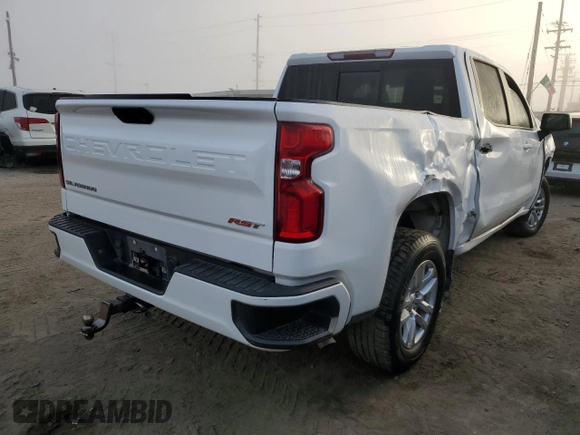 2020 Chevrolet Silverado 1500 RST with VIN 3GCPWDET0LG435690, listed as a Copart auction lot 75741874 with 48,581 mi miles and Salvage Title. Bid and sale history available at DreamBid. Image 3.