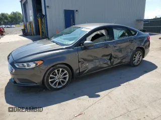 2017 Ford Fusion Hybrid SE with VIN 3FA6P0LU1HR138314, listed as a Copart auction lot 61533275 with 216,950 mi miles and Salvage title. Bid and sale history available at DreamBid. Image 1.
