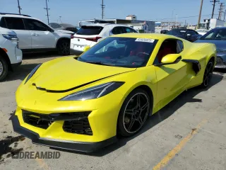 2024 Chevrolet Corvette 2LT z VIN 1G1YB2D48R5108980, wystawiony jako Copart lot #62026825 z przebiegiem 19 552 mil mil oraz Szkoda całkowita • Salvage title. Historia ofert i sprzedaży dostępna na DreamBid. Obrazek 1.