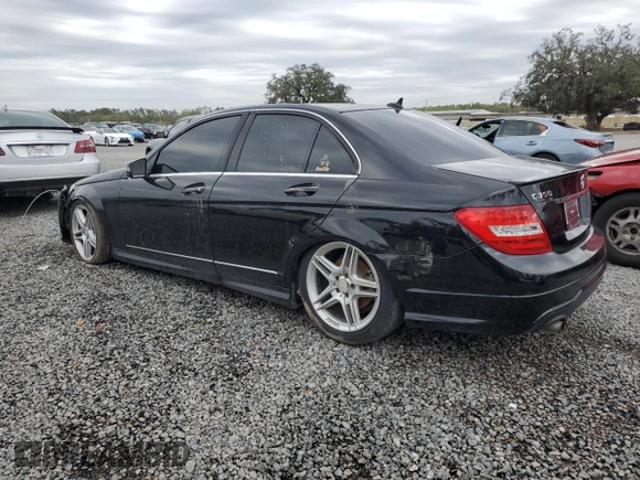 2014 Mercedes-Benz C 350 Sport with VIN WDDGF5HBXEA958358, listed as a Copart auction lot 48085305 with 154,880 mi miles and Clean Title. Bid and sale history available at DreamBid. Image 2.