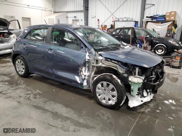2022 Kia Rio 5-Door S with VIN 3KPA25AD4NE466638, listed as a Copart auction lot 44298125 with 22,089 mi miles and Clean Title. Bid and sale history available at carsss.com. Image 4.
