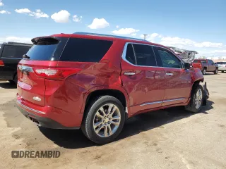 2020 Chevrolet Traverse High Country z VIN 1GNERNKW6LJ220095, wystawiony jako Copart lot #76336204 z przebiegiem 62 328 mil mil oraz Szkoda całkowita • Salvage title. Historia ofert i sprzedaży dostępna na DreamBid. Obrazek 3.