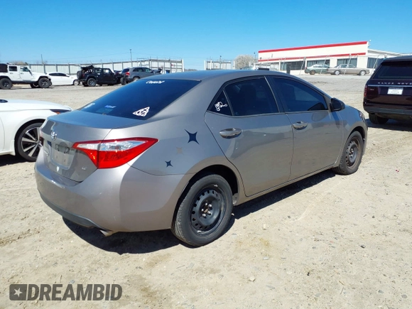 2015 Toyota Corolla L with VIN 2T1BURHE5FC409823, listed as a IAAI auction lot 41628330 with 125,923 mi miles and . Bid and sale history available at DreamBid. Image 4.