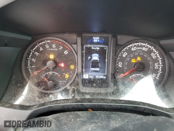 2022 Toyota Tacoma SR with VIN 3TYRX5GN9NT046520, listed as a Copart auction lot 79956644 with 46,290 mi miles and Salvage title. Bid and sale history available at DreamBid. Image 9.