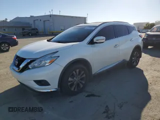 2016 Nissan Murano S with VIN 5N1AZ2MH7GN149276, listed as a Copart auction lot 44125605 with 106,892 mi miles and Salvage Title. Bid and sale history available at carsss.com. Image 1.