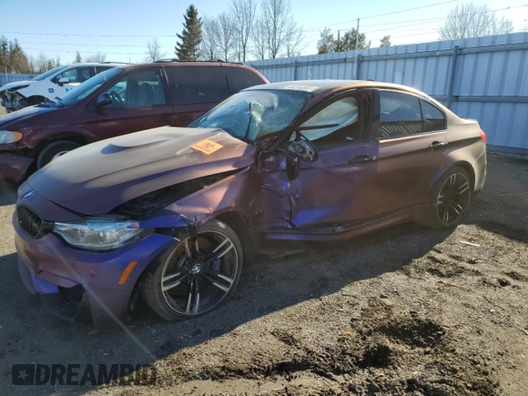 2016 BMW M3 with VIN WBS8M9C57G5D30780, listed as a Copart auction lot 49214095 with Not provided miles and Non repairable. Bid and sale history available at DreamBid. Image 1.