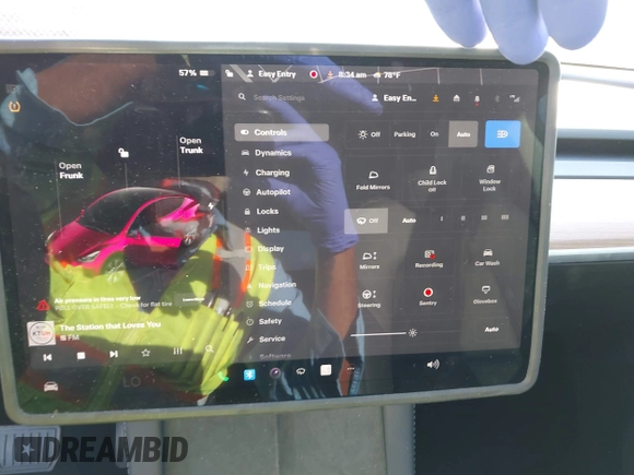 2023 Tesla Model Y Long Range with VIN 7SAYGDEE0PF928836, listed as a IAAI auction lot 41538742 with 9,630 mi miles and . Bid and sale history available at DreamBid. Image 18.