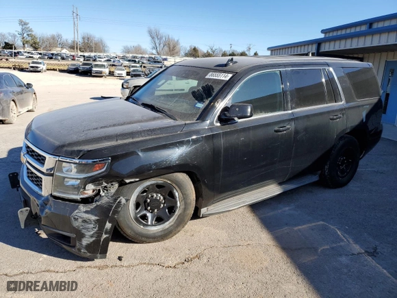 2016 Chevrolet Tahoe Commercial with VIN 1GNLCDEC4GR390113, listed as a Copart auction lot 86555114 with 175,984 mi miles and Salvage Title. Bid and sale history available at carsss.com. Image 1.