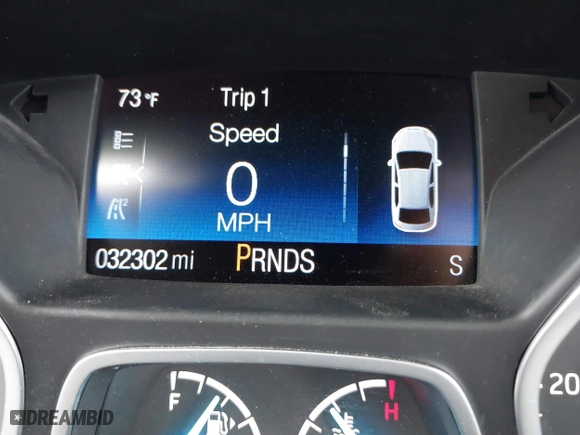 2017 Ford Escape S with VIN 1FMCU0F70HUE23330, listed as a IAAI auction lot 41742226 with 32,302 mi miles. Bid and sale history available at carsss.com. Image 15.