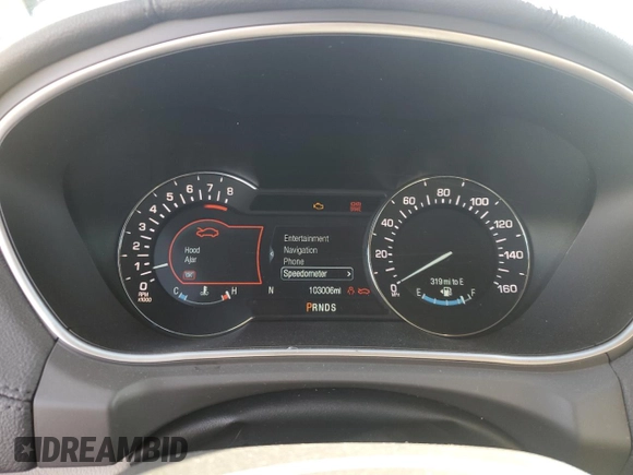 2017 Lincoln MKX Select with VIN 2LMPJ8KPXHBL16665, listed as a Copart auction lot 83374374 with 103,006 mi miles and Salvage Title. Bid and sale history available at carsss.com. Image 9.