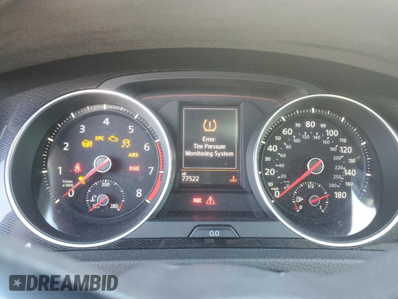 2015 Volkswagen GTI SE with VIN 3VW4T7AU5FM072138, listed as a Copart auction lot 88483235 with 77,522 mi miles and Salvage Title. Bid and sale history available at DreamBid. Image 9.