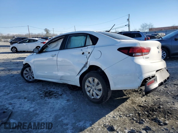 2020 Kia Rio LX with VIN 3KPA24ADXLE279833, listed as a Copart auction lot 41336875 with 0 mi miles and Salvage Title. Bid and sale history available at carsss.com. Image 2.