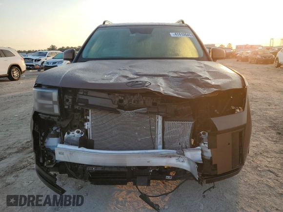 2024 Hyundai Santa Fe Calligraphy with VIN 5NMP5DGLXRH019627, listed as a Copart auction lot 47412645 with 3,873 mi miles and Salvage title. Bid and sale history available at DreamBid. Image 5.