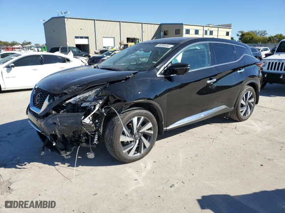 2024 Nissan Murano SL with VIN 5N1AZ2CJ0RC113044, listed as a Copart auction lot 80896484 with 14,502 mi miles and Salvage Title. Bid and sale history available at carsss.com. Image 1.