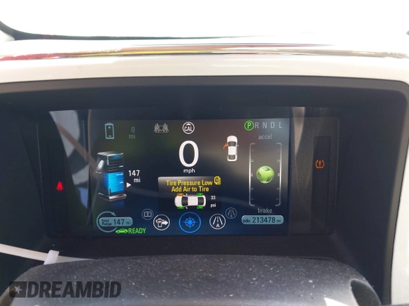 2013 Chevrolet Volt with VIN 1G1RE6E44DU138977, listed as a IAAI auction lot 41867186 with 213,478 mi miles and . Bid and sale history available at carsss.com. Image 7.