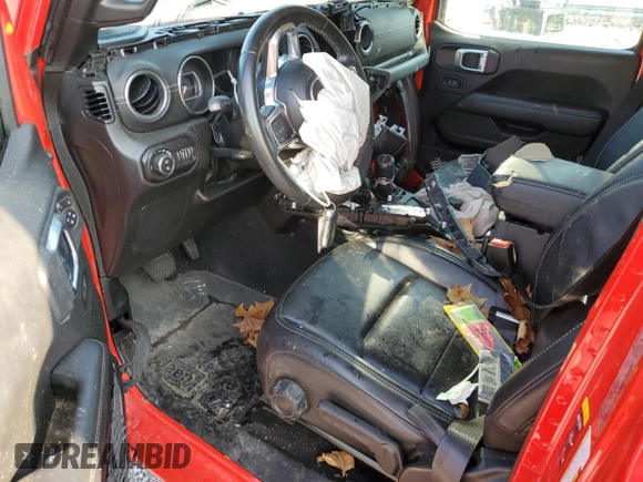 2022 Jeep Gladiator Overland with VIN 1C6HJTFG6NL103412, listed as a Copart auction lot 70449954 with Not provided miles and Salvage title. Bid and sale history available at DreamBid. Image 8.