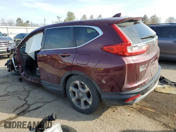 2019 Honda CR-V EX with VIN 7FARW2H54KE025493, listed as a Copart auction lot 47879525 with 0 mi miles and Salvage Title. Bid and sale history available at carsss.com. Image 2.