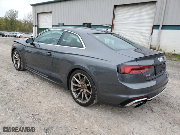 2018 Audi RS 5 Coupe with VIN WUAPWAF54JA903983, listed as a Copart auction lot 72992394 with 20,561 mi miles and Salvage Title. Bid and sale history available at carsss.com. Image 2.