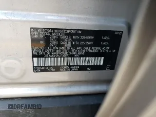 2022 Toyota Venza LE with VIN JTEAAAAH2NJ100870, listed as a Copart auction lot 59356854 with 39,087 mi miles and Salvage Title. Bid and sale history available at carsss.com. Image 14.